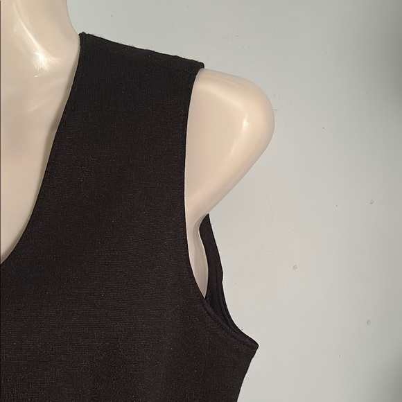 Elegant Black Button Up Women's Vest size 8 - Picture 9 of 14